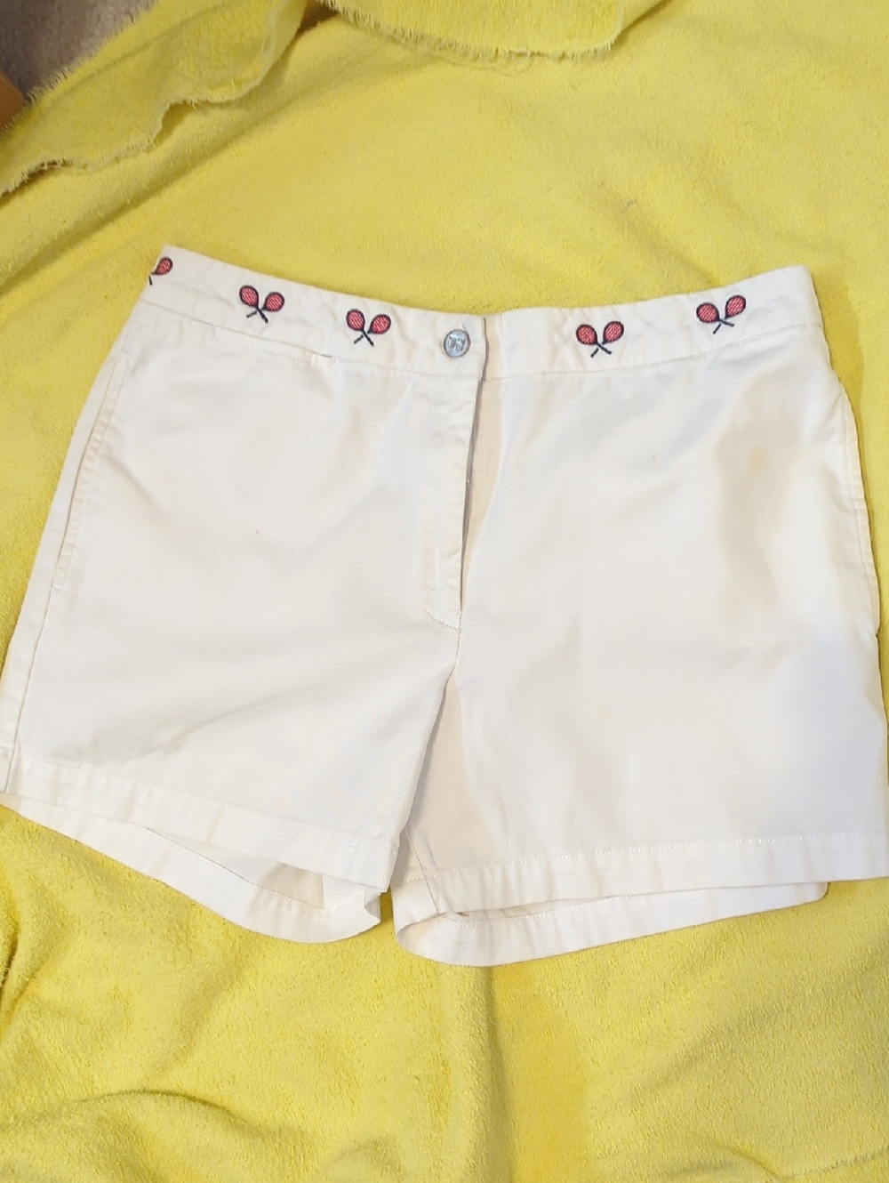 Tommy Hilfiger White Tennis Shorts Size 6